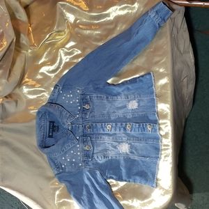 Blue Spice Girls Jean Jacket Size L(10)